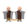 Childish Buddhist Monk Mascot Costume Cartoon Mascot