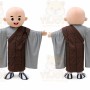 Childish Buddhist Monk Mascot Costume Cartoon Mascot