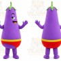 Chili Eggplant Mascot Costume Vegetables Cartoon