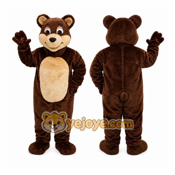 Chocolate Bear Professional Quality Mascot Costume
