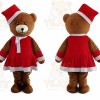 Christmas Bear Mascot Costume