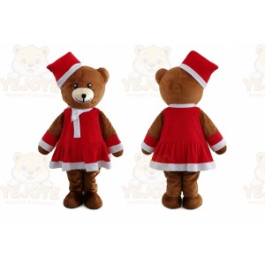 Christmas Bear Mascot Costume
