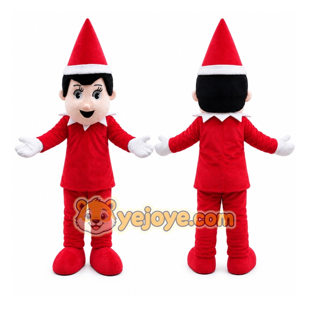 Christmas Boy Mascot Costume Christmas Boy Mascot Costume