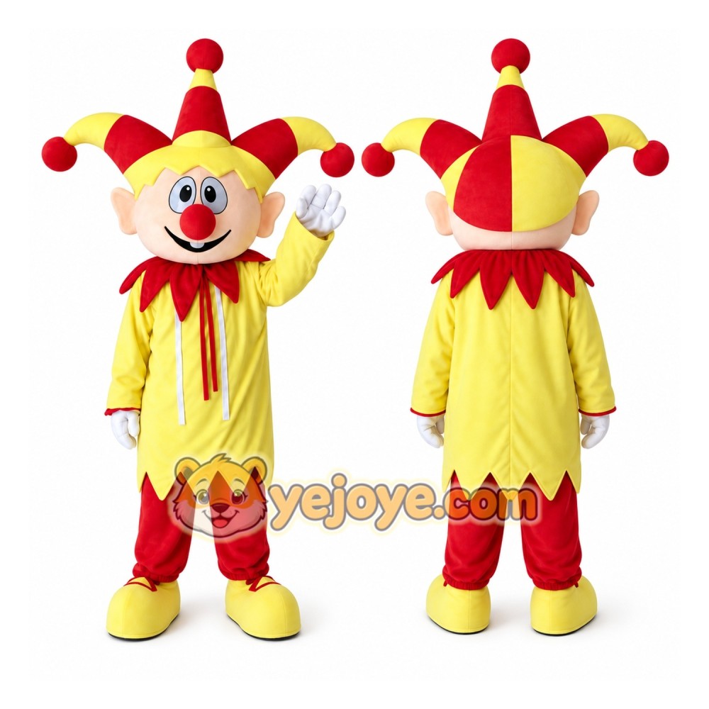 Christmas Clown Mascot Costume