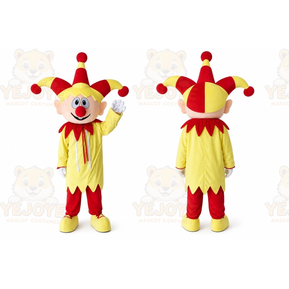 Christmas Clown Mascot Costume