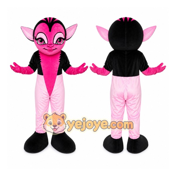 Pink Vampire Character Mascot Costume