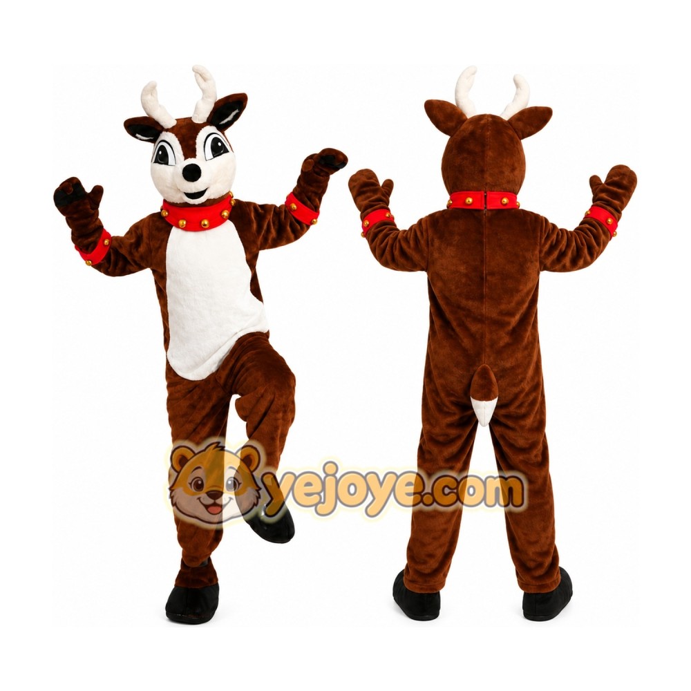 Christmas Elk Mascot Costume for Adult Christmas Elk Mascot Costume for Adult