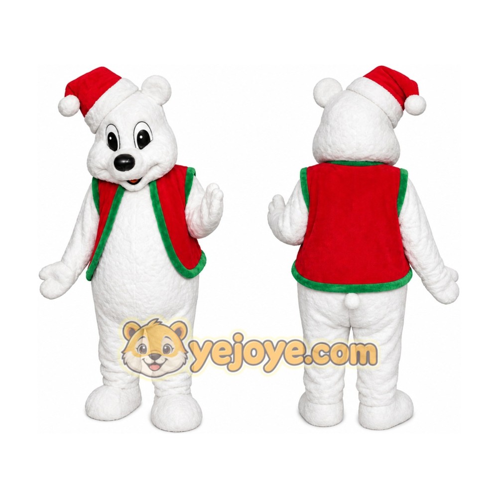 Christmas Eve Bear Mascot Costumes