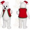 Christmas Eve Bear Mascot Costumes
