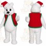 Christmas Eve Bear Mascot Costumes
