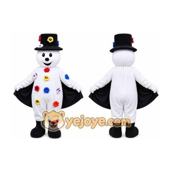 Christmas Flower Snowman Mascot Costumes