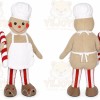 Christmas Gingerbread Cook Mascot Costumes