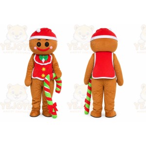 Christmas gingerbread Mascot Costume