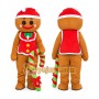 Christmas gingerbread Mascot Costume