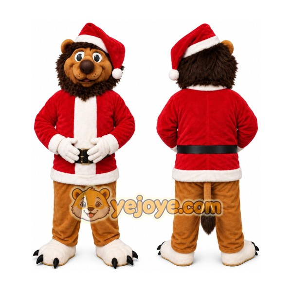Christmas Lion Mascot Costume