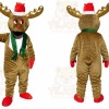 Christmas Moose Reindeer Mascot Costume