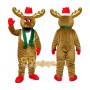 Christmas Moose Reindeer Mascot Costume