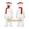 Christmas Polar Bear Mascot Costume
