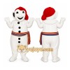 Christmas Red Snowman Mascot Costumes Christmas Red Snowman Mascot Costumes