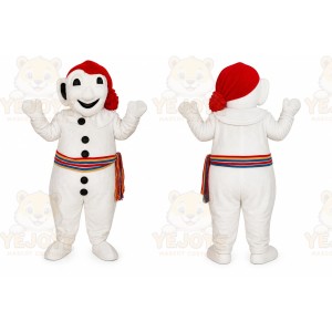 Christmas Red Snowman Mascot Costumes
