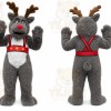 Christmas Reindeer Rudolf Supreme Mascot Costumes