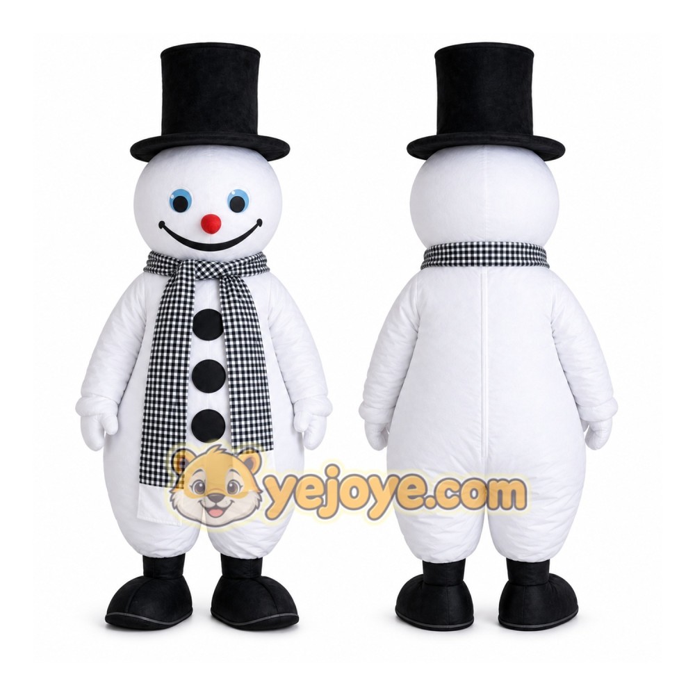 Christmas Snowman Adult Mascot Costume