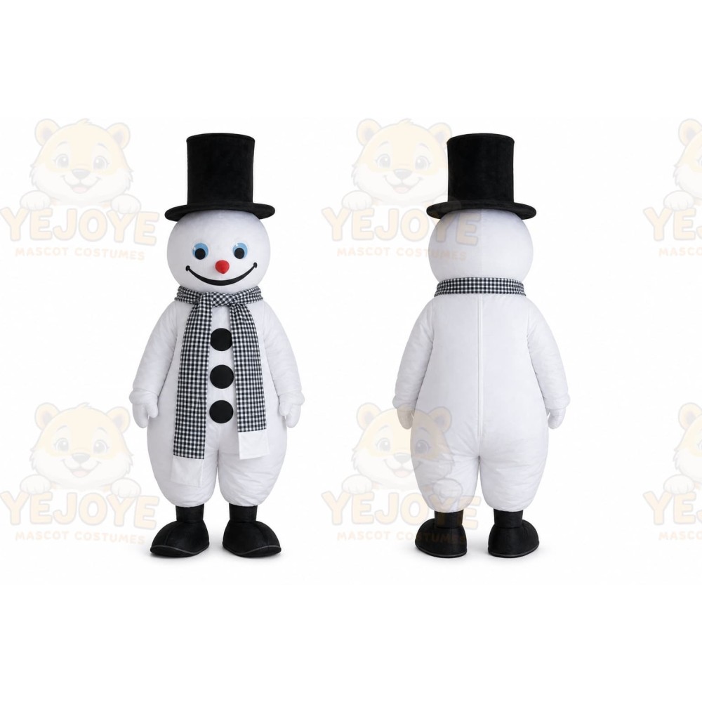 Christmas Snowman Adult Mascot Costume