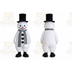 Christmas Snowman Adult Mascot Costume