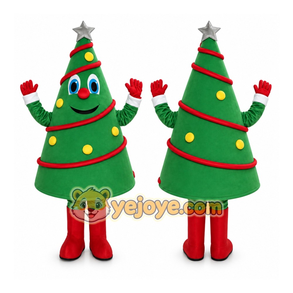 Christmas Tree Mascot Costume Christmas Tree Mascot Costume