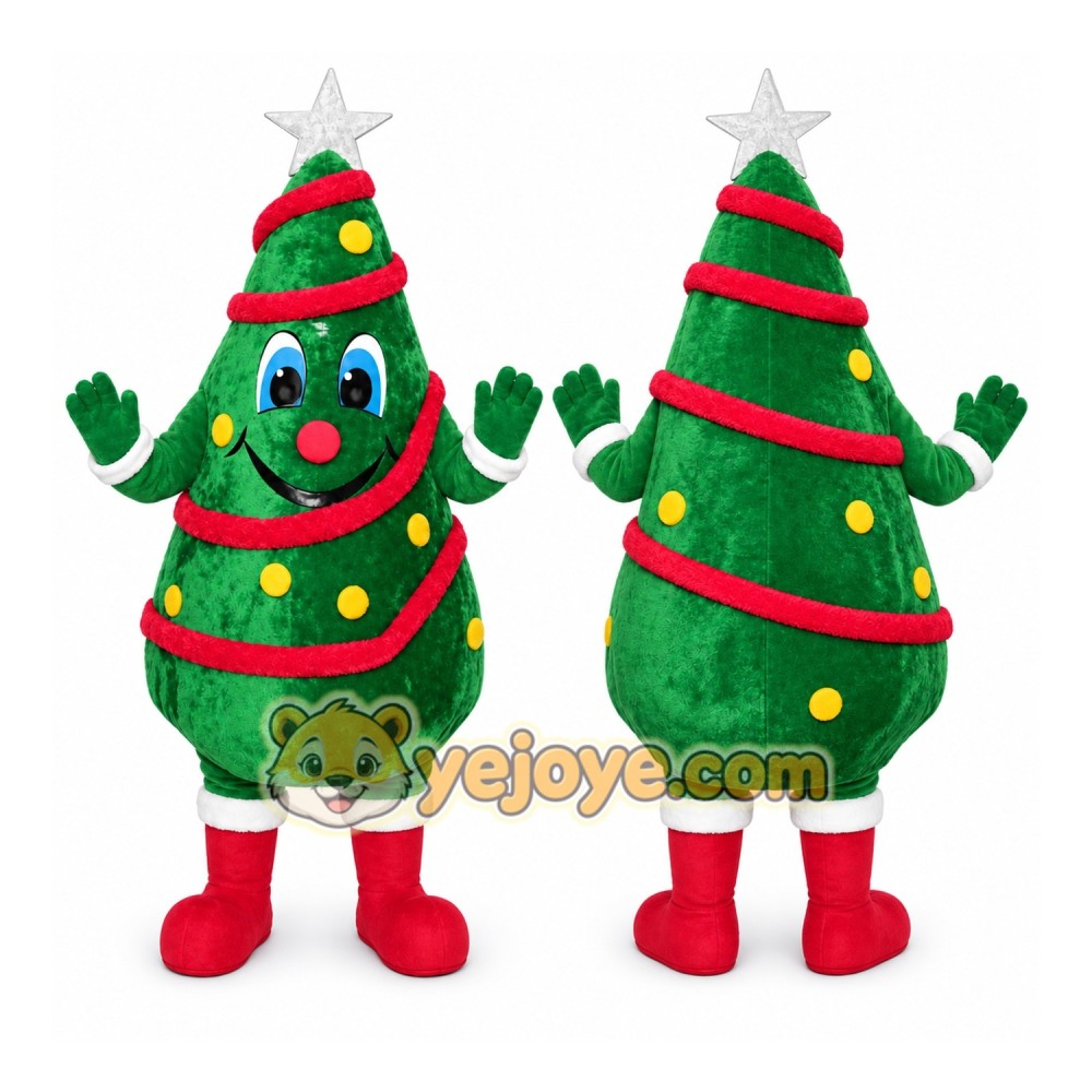 Christmas Tree Mascot Costumes Christmas Tree Mascot Costumes