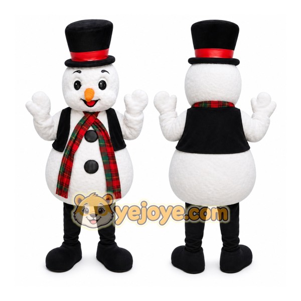 Christmas Victorian snowman Mascot Costumes