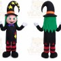 Clown Girl Mascot Costume Adult Cartoon Character Costume