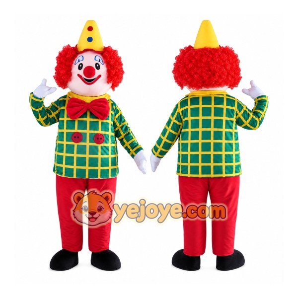 Clown Mascot Costume Advertising Carnival