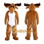Brown Moose Mascot Costume