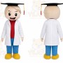 College Man Mascot Costume