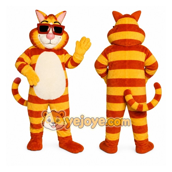 Cool Cat Mascot Costume