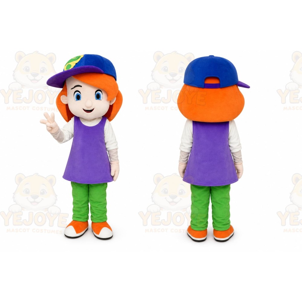 Cool Debby Maiden Mascot Costumes Girl Maid Cartoon