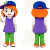 Cool Debby Maiden Mascot Costumes Girl Maid Cartoon