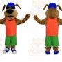 Cool Dog Lucky Dollar Mascot Costume