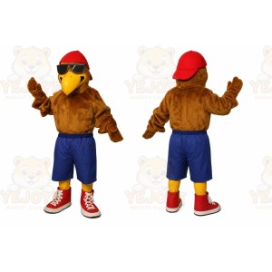 Cool Eagle Mascot Costume Adult Falcon Hawk Mascot