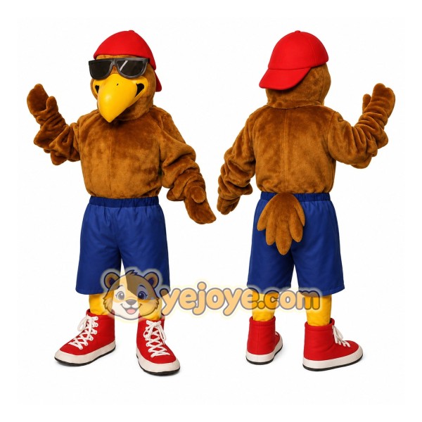 Cool Eagle Mascot Costume Adult Falcon Hawk Mascot