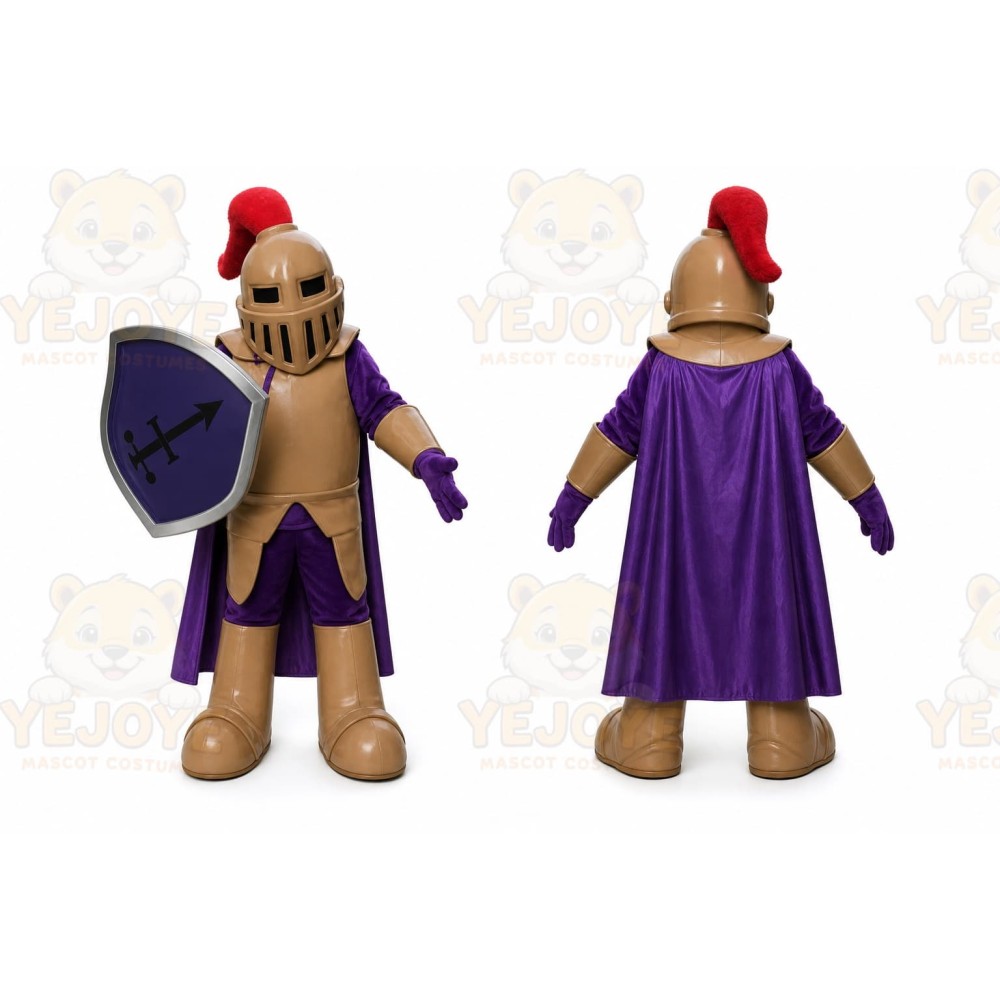 Copper Knight Mascot Costume Spartan Trojan Costume