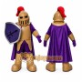 Copper Knight Mascot Costume Spartan Trojan Costume