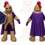 Copper Knight Mascot Costume Spartan Trojan Costume