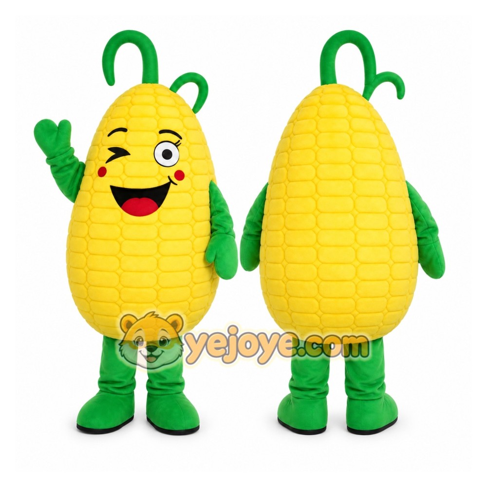 Corn Maize Cartoon Mascot Costume Corn Maize Cartoon Mascot Costume