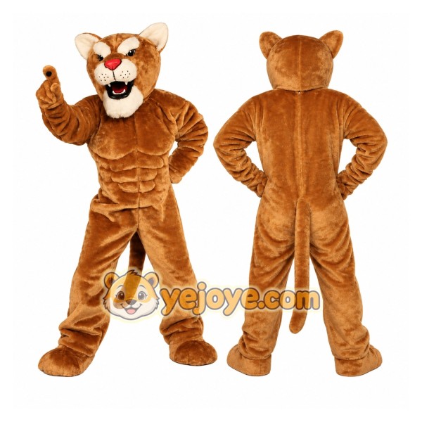 Cougar Power Cat Mascot Costume