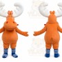Cow Reindeer Mascot Costume