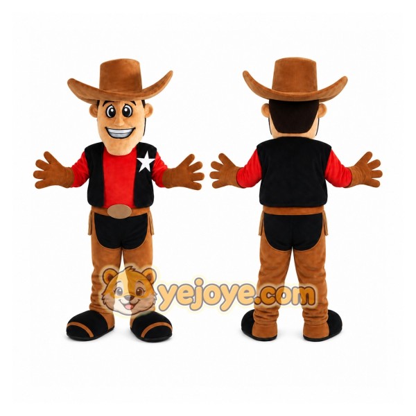 Cowboy Mascot Costume