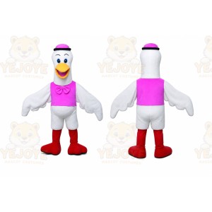 Crane Bird Mascot Costume