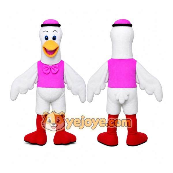 Crane Bird Mascot Costume